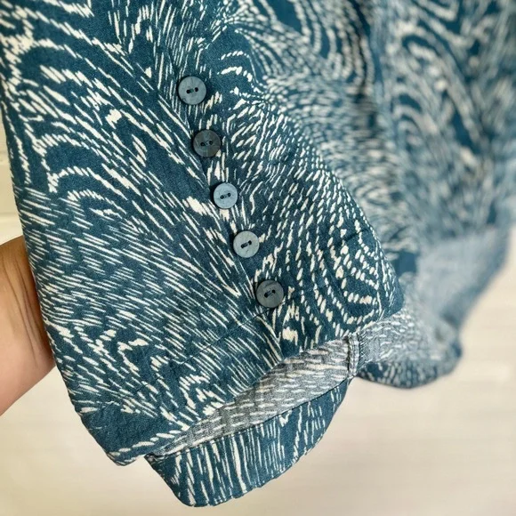 Soft Surroundings Oceo Guaze Tunic and Wide Leg Pant Set, SZ PL NWT - Picture 4 of 11